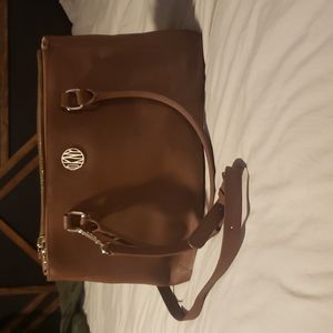 DKNY Bryant Park Large leather satchel bag